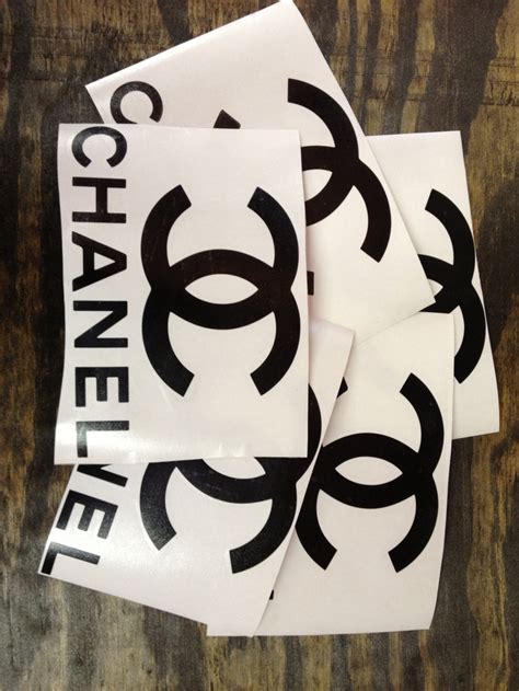 chanel stickers sheet